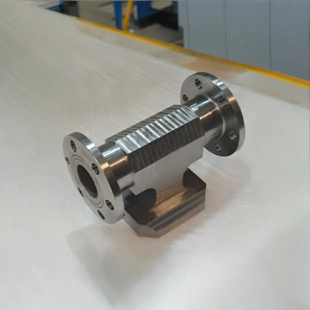 Industrial Piping Component PrototypeDuplex Stainless Steel-CNC Machining Validation Case