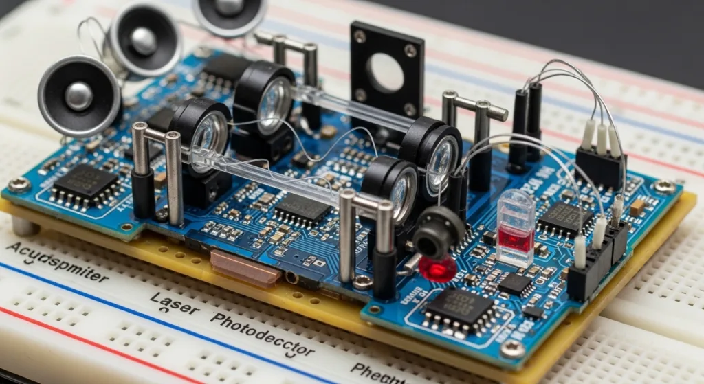 acoustic-optical-electrical prototype