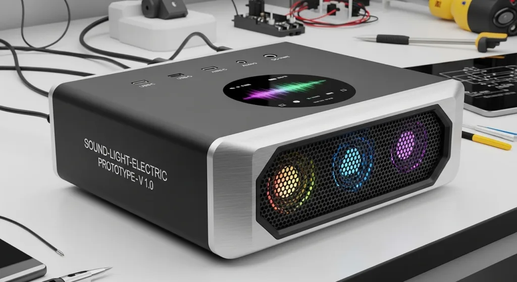sound-light-electric prototype design