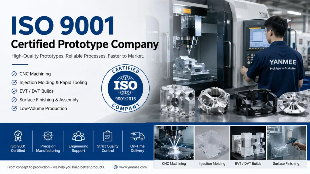 ISO 9001 Certified Prototype Company