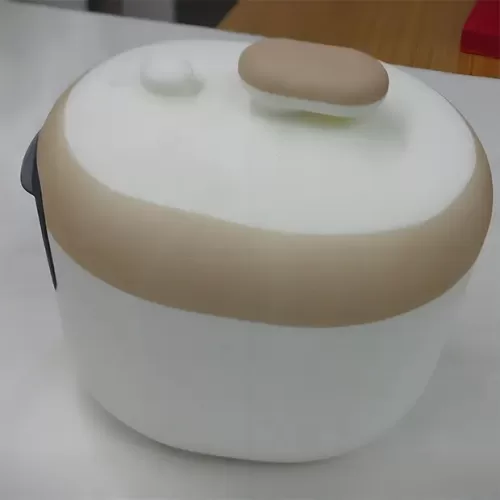 Two-Tone Plastic Rice Cooker Housing Prototype